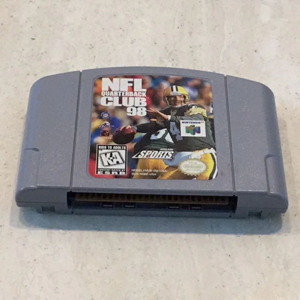 NFL Quarterback Club 98 Nintendo 64 Game N64